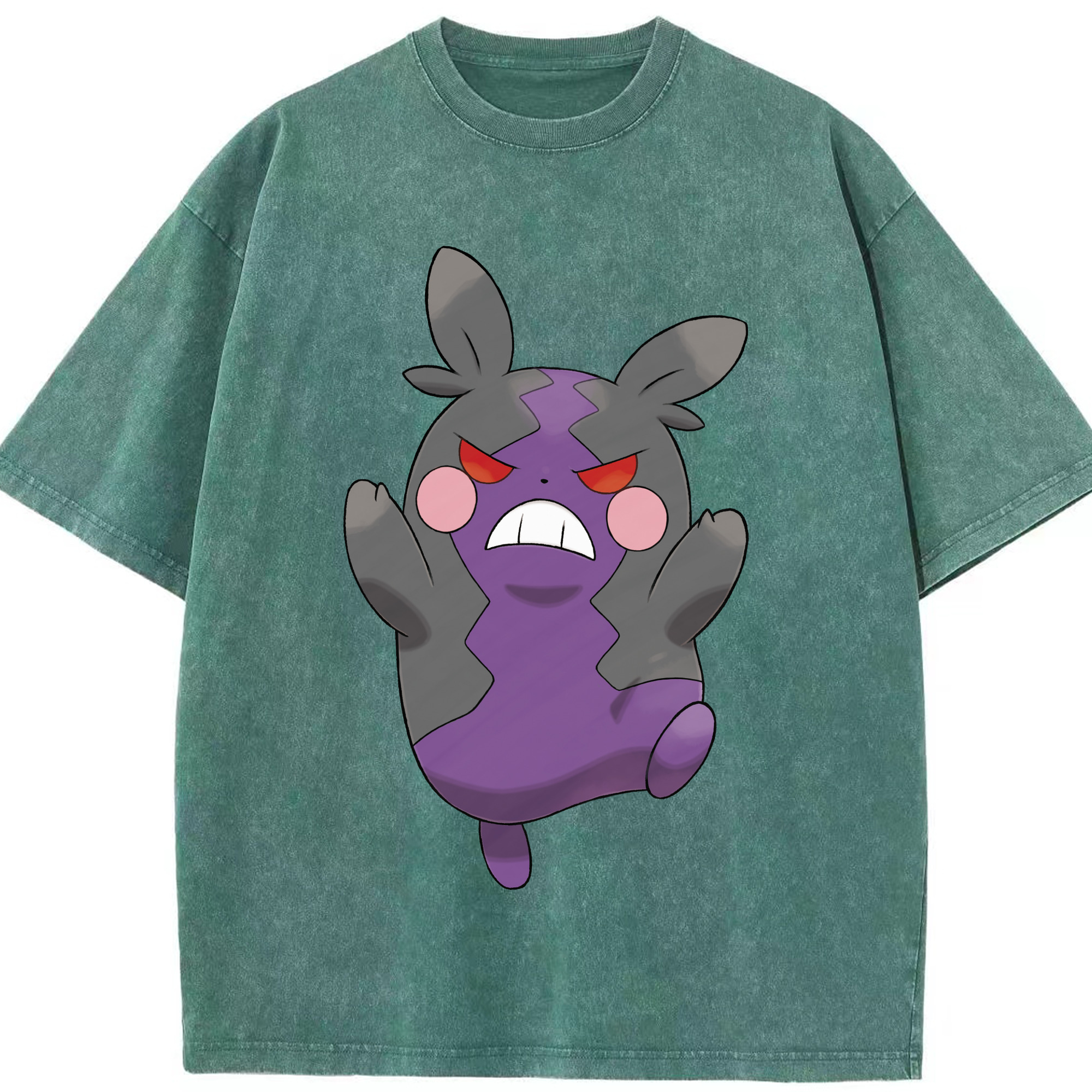 （画像用） ポケットモンスター Pokémon 綿100% ヴィンテージ風 半袖Tシャツ（フロントプリント）
